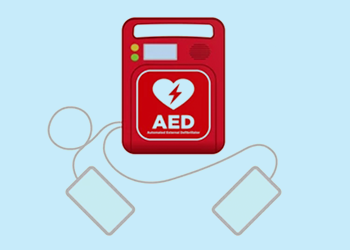 Automated external defibrillator (AED)